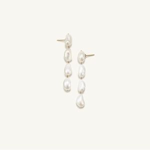 COPY - Mejuri Oversized Organic Pearl Earrings